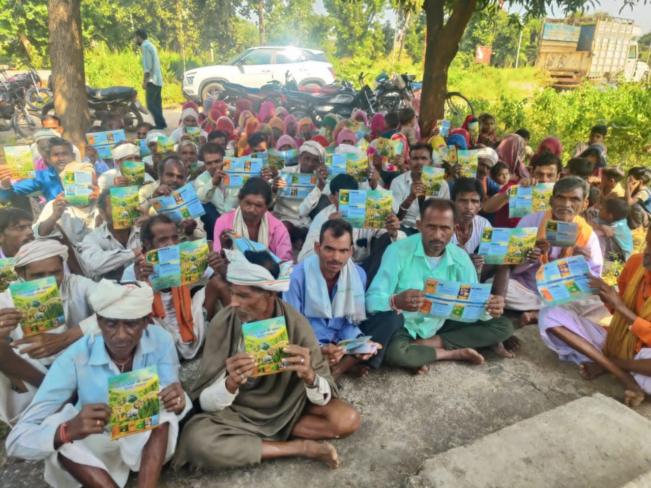 Farmers at an awareness programme of the society